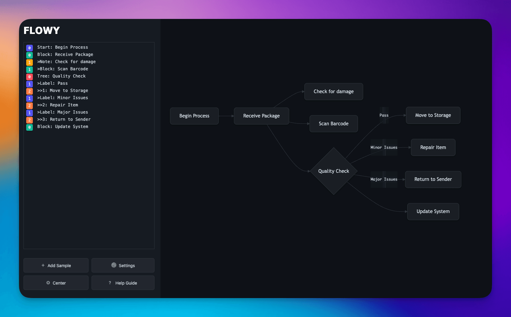 Flowy - Flow Chart App